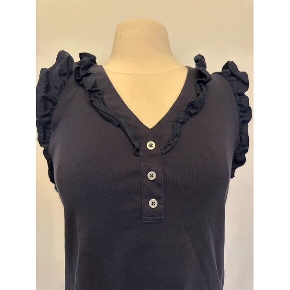 Tommy Hilfiger Blue Pretty Patriotic Blouse Size Large - Picture 2 of 5